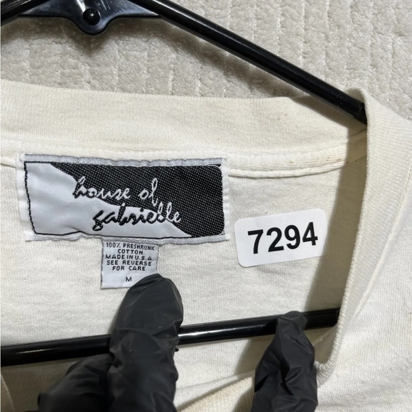 Vintage My Kids Think I’m A Bank! Pocket Tee Medium US MADE Light Wash - Picture 6 of 8